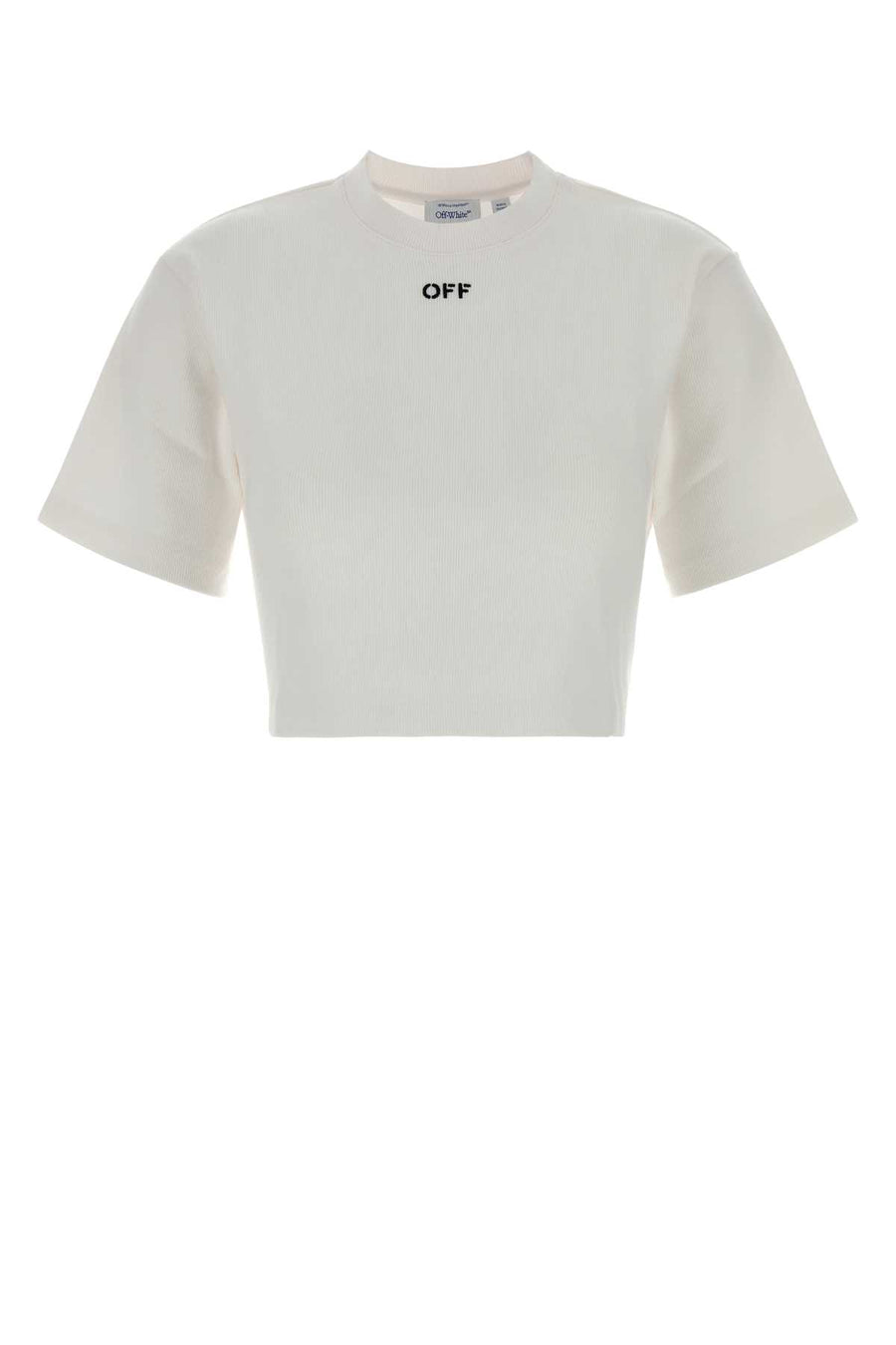 Off-White Stamp 97% Cotton t-shirt in white
