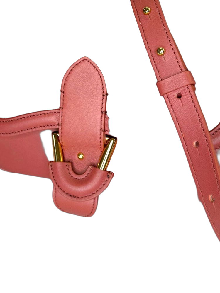 Coccinelle Cow leather handbag in red