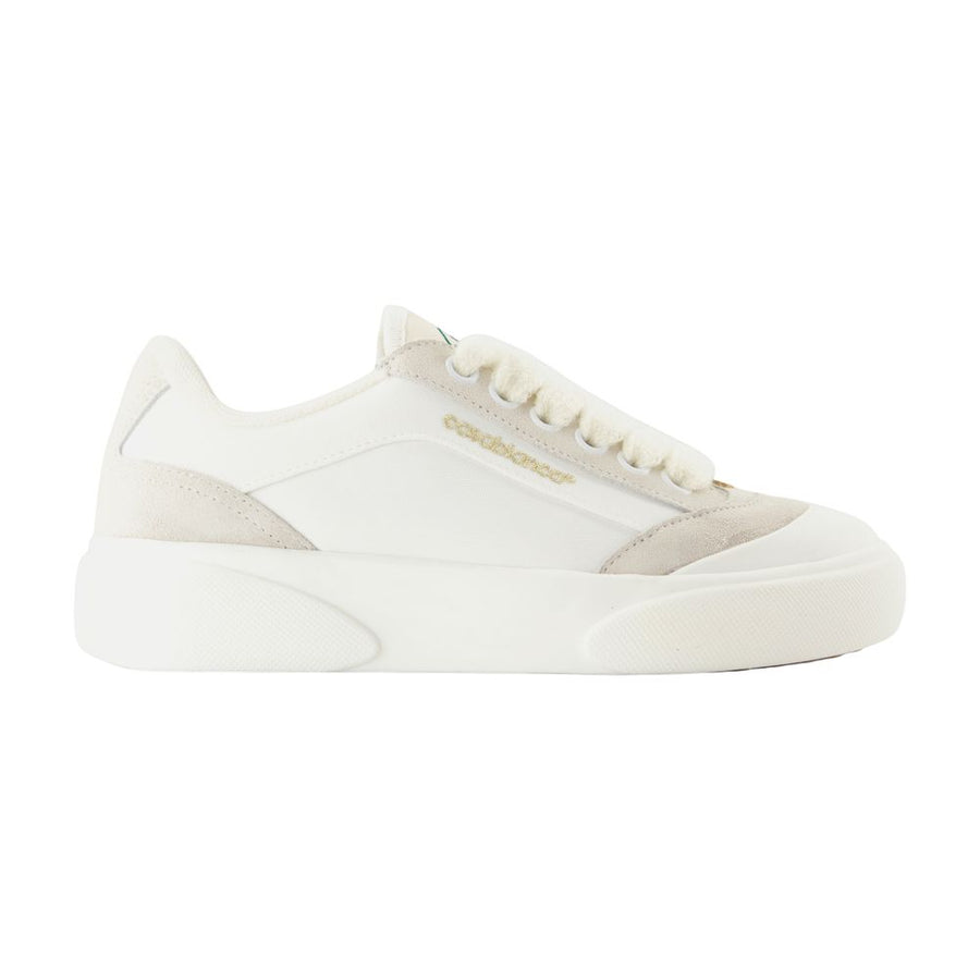 Casablanca calfskin sneaker in white