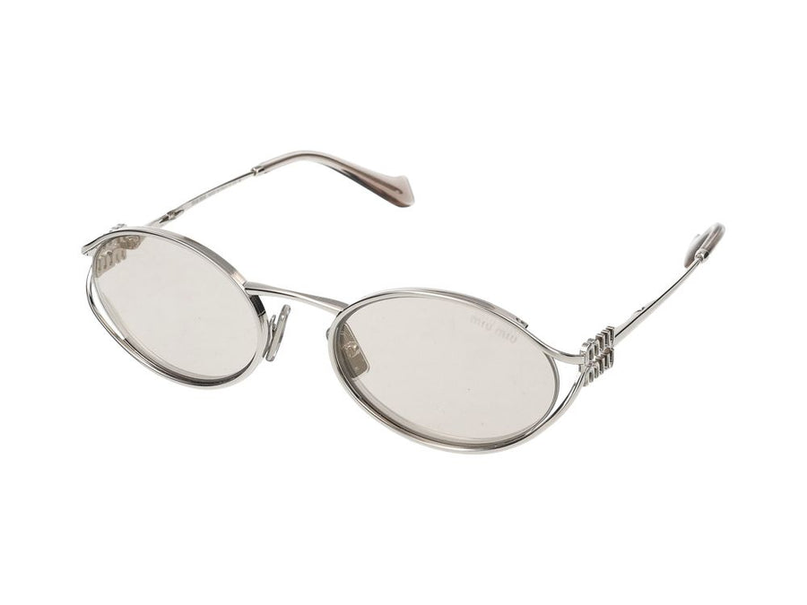 Miu Miu 0MU Metal sunglasses in silver