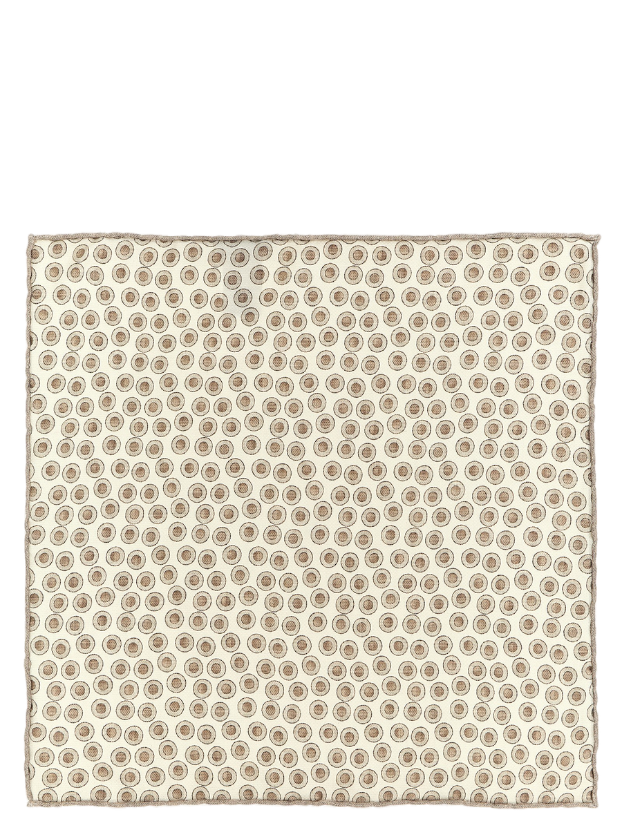 Beige Silk Foulard Accessory