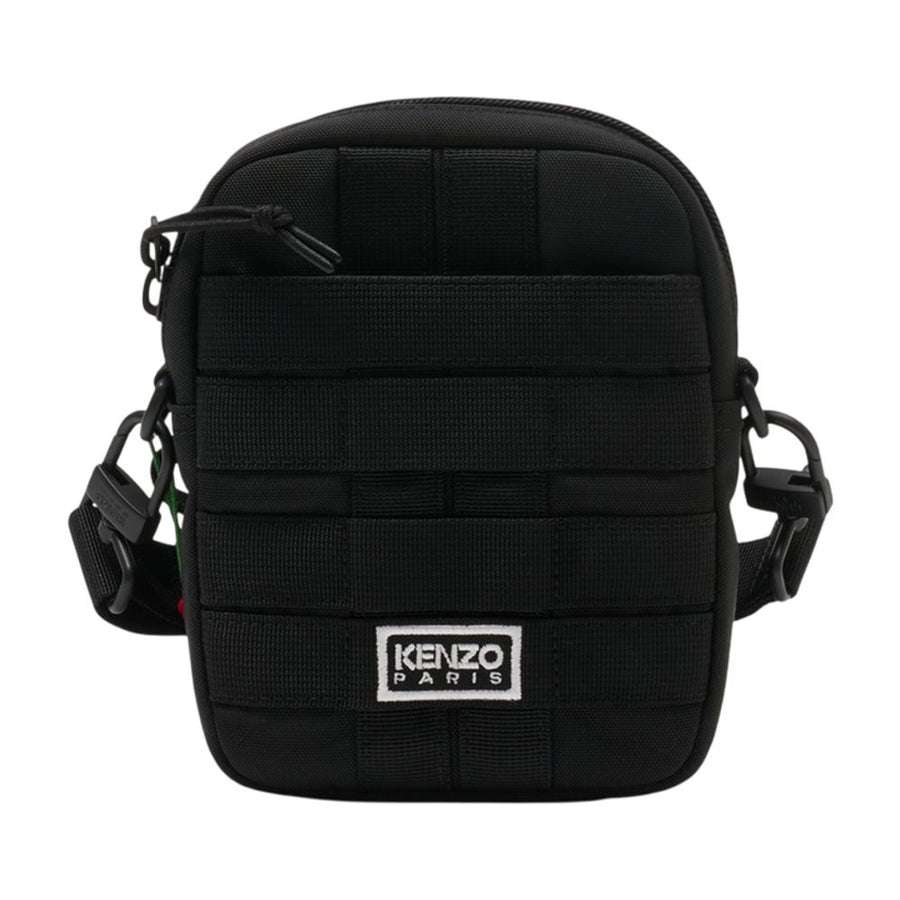 Kenzo nylon crossbody bag in black