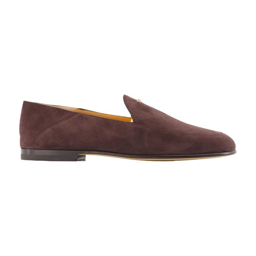 Tod's goatskin loafer in brown