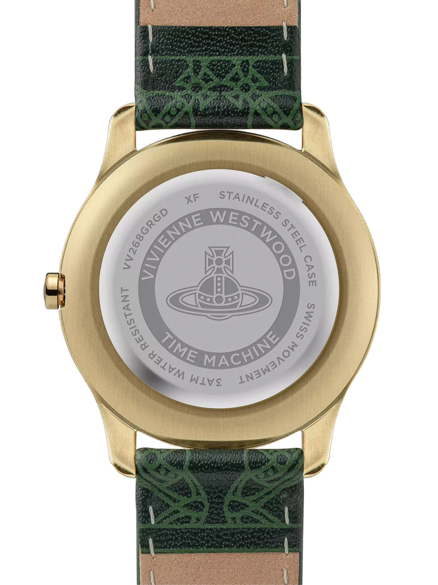 Vivienne Westwood Stainless steel case watch in gold