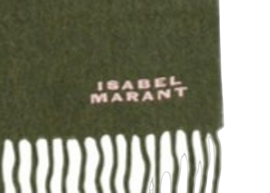 Isabel Marant Wool scarf in khaki