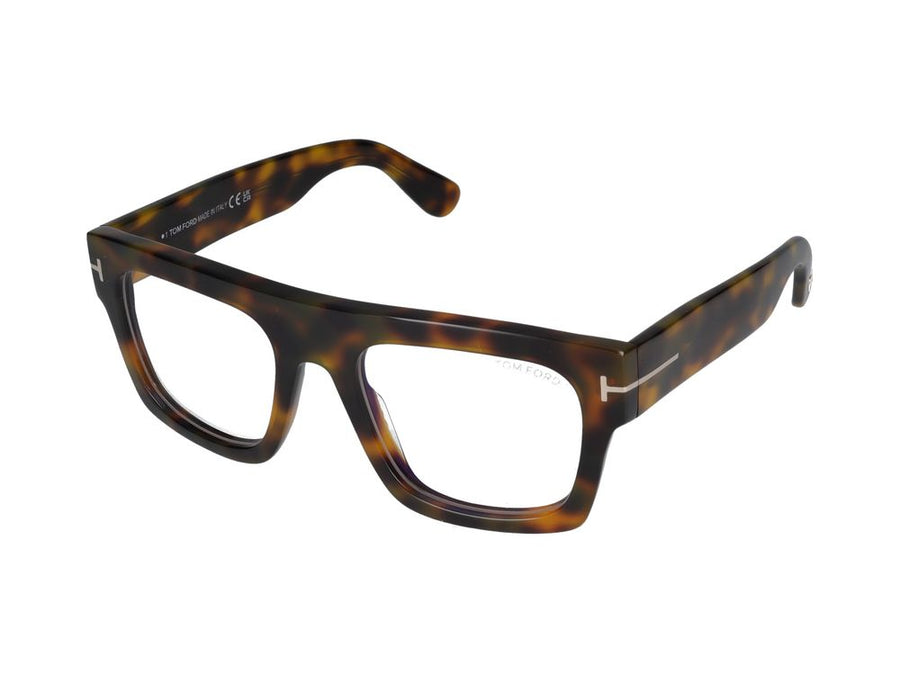 Tom Ford FT5634-B Injected acetate eyeglasses in tortoiseshell