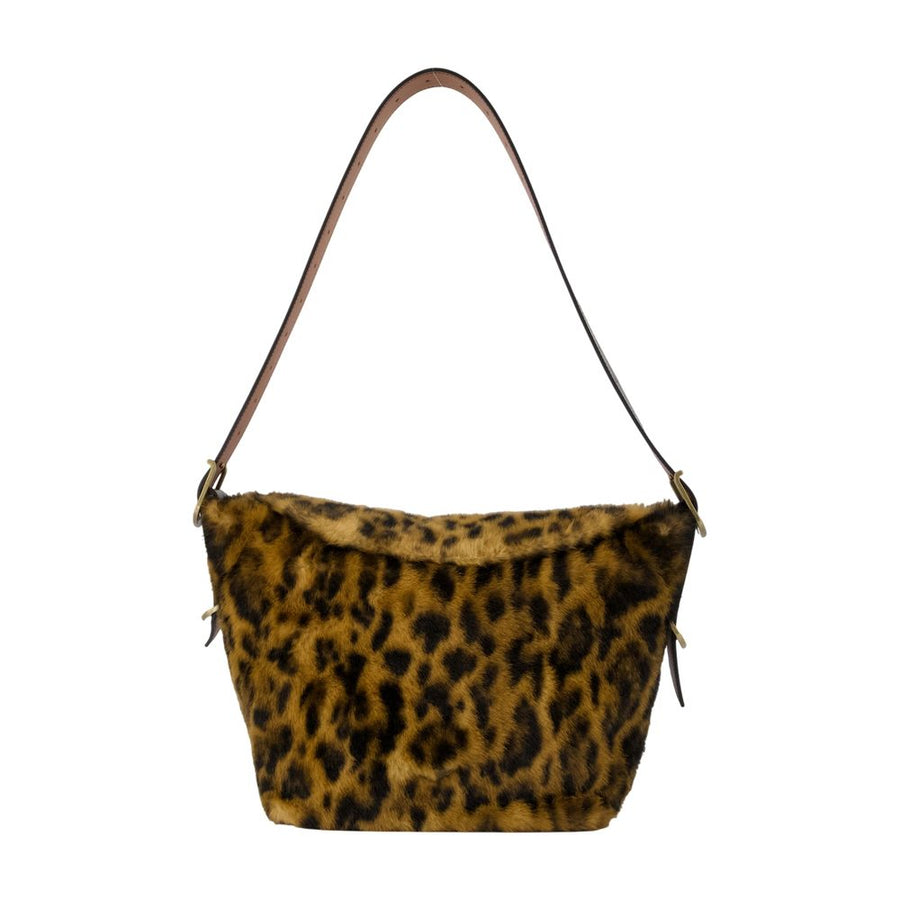 Zadig & Voltaire Faux fur crossbody bag in brown