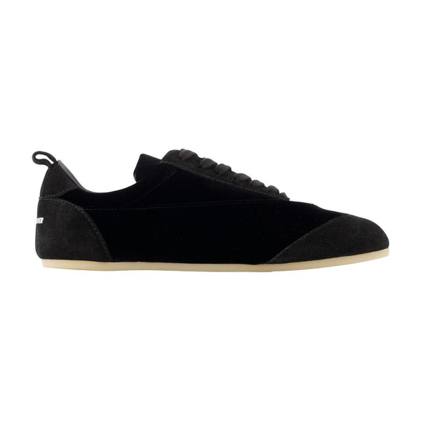 Jil Sander Calfskin sneaker in black