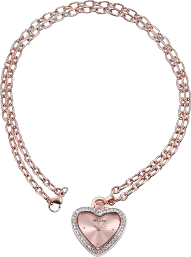 Invicta Stainless steel watch in rose gold