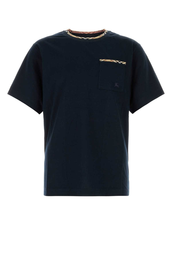 Burberry Exterior: 100% Cotton t-shirt in navy