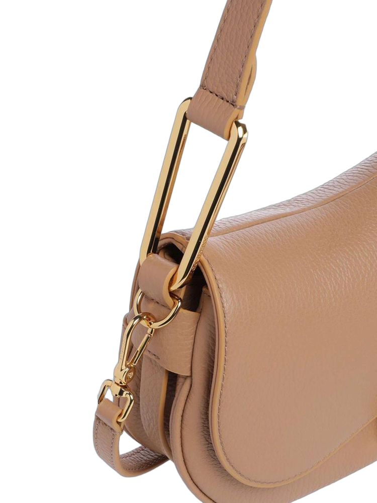 Coccinelle 100% Cowhide shoulder bag in beige