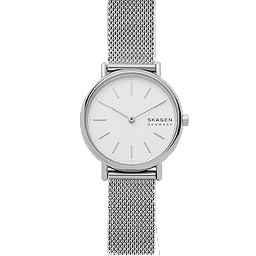 Skagen Stainless steel case watch in white
