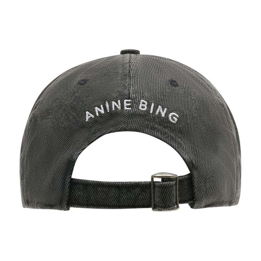 Anine Bing A-12-12043-WHG24 Cotton baseball cap in gray