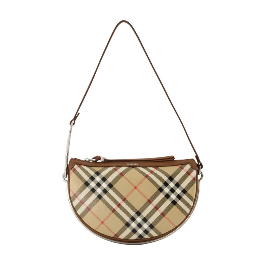 Ll Small Bridle Saddle Ysa Shoulder Bag - Burberry Cotton Beige / Shoulder-hobo-bags