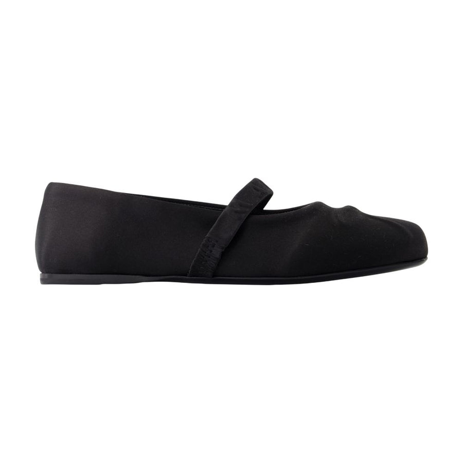 Marni synthetic mary jane flat in black