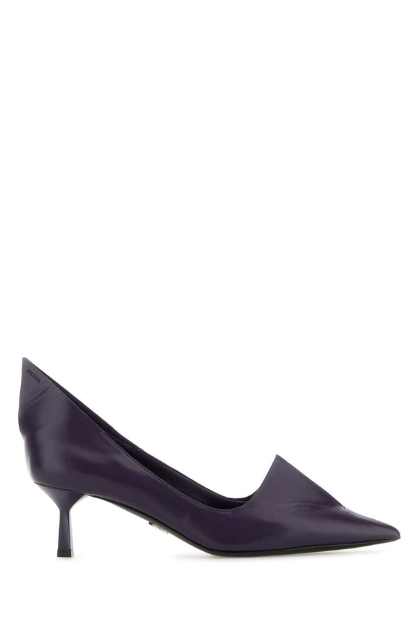 Prada Exterior: 100% Leather pumps in purple