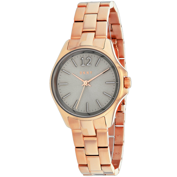 DKNY Stainless steel case watch in rose gold