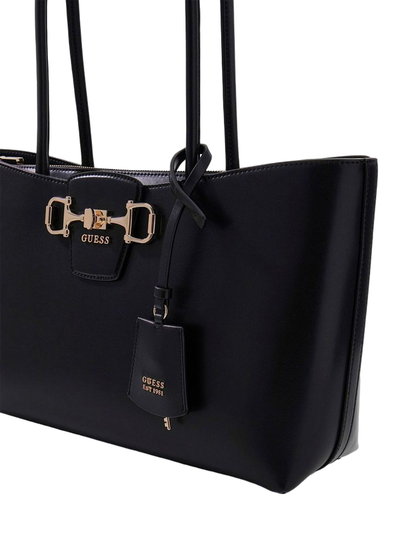 Guess 100% Polyurethane tote bag in black