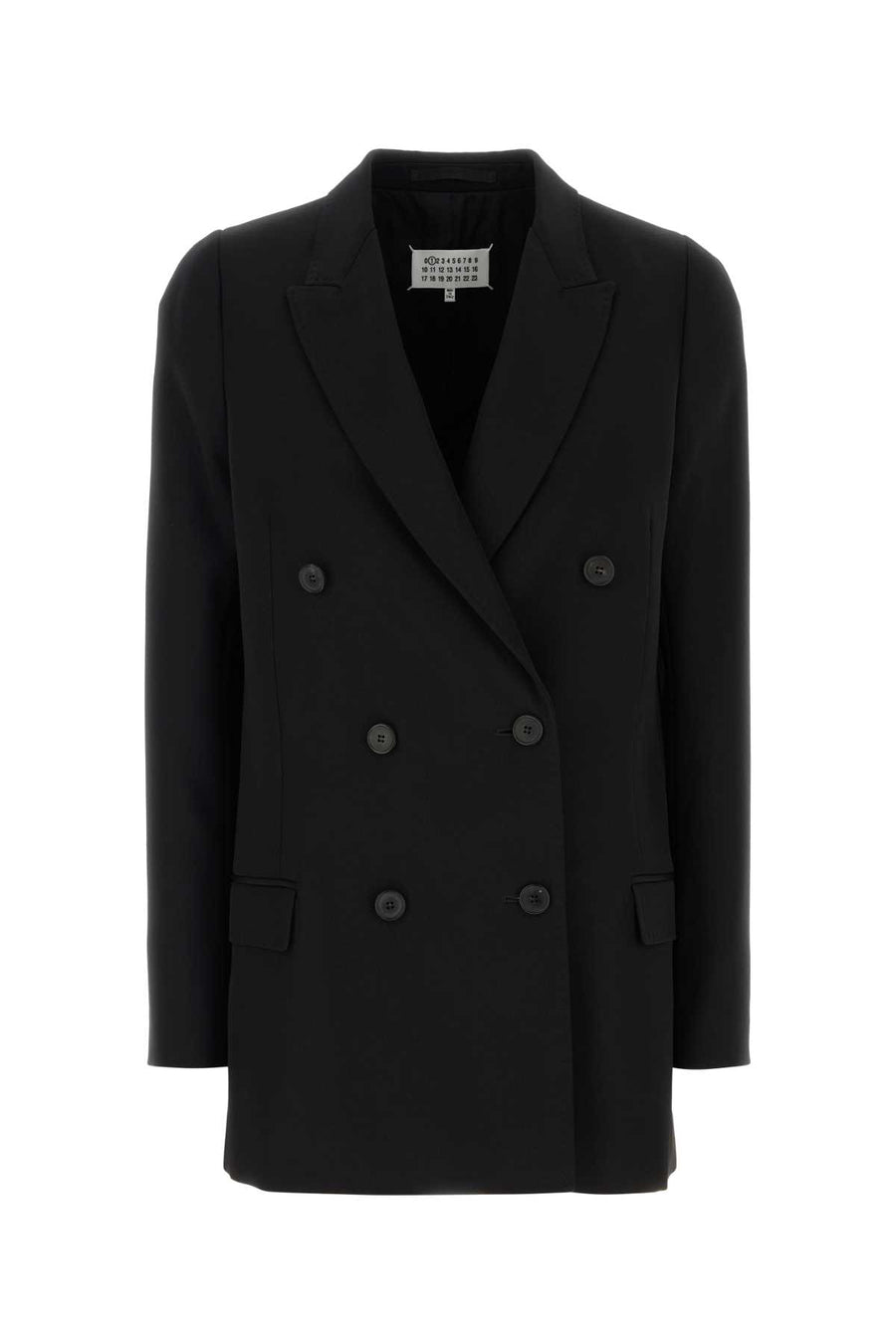 Maison Margiela Vests Exterior: 100% Wool; Lining: 100% Viscose blazer in black