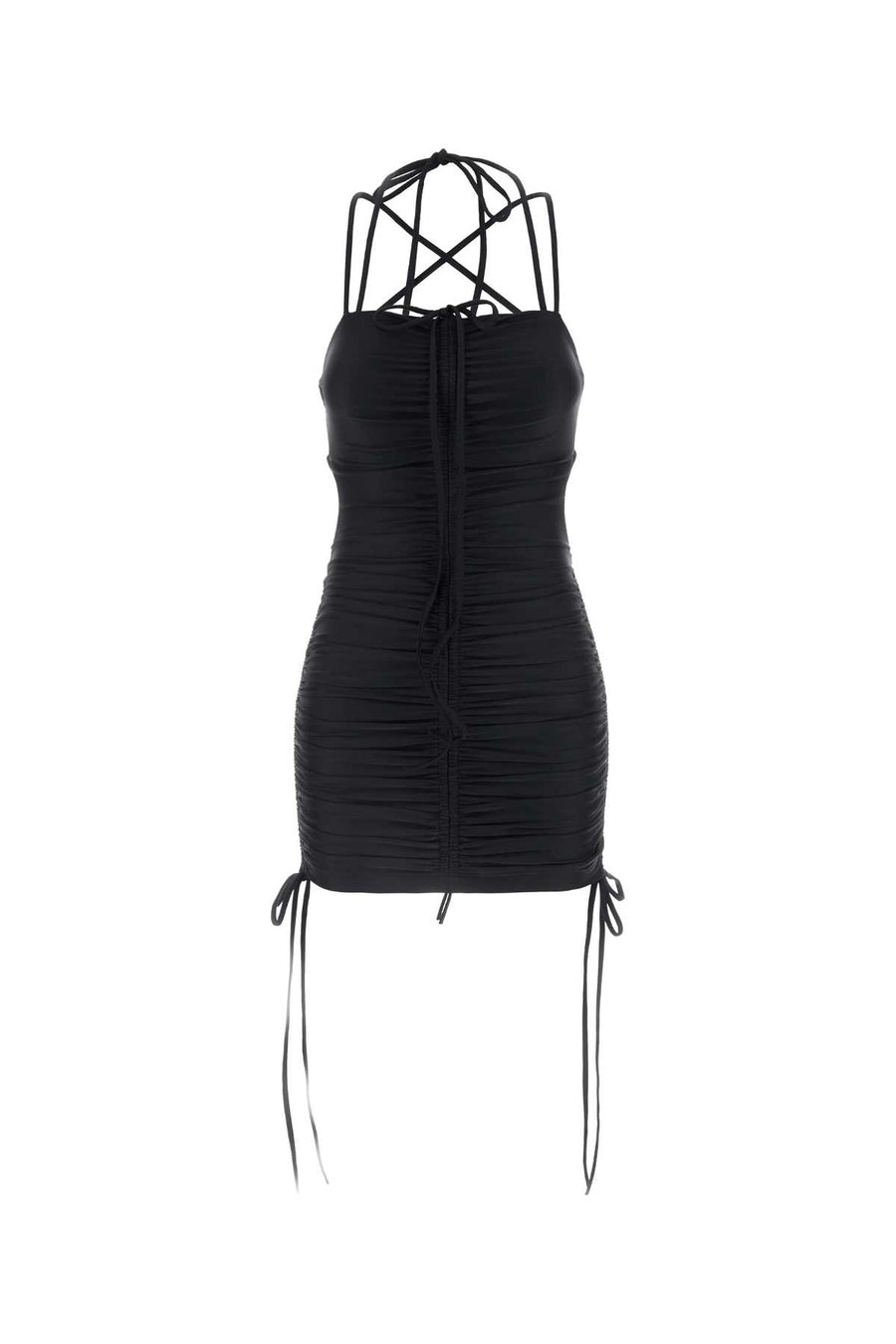 Balenciaga Dress 80% Nylon mini dress in black