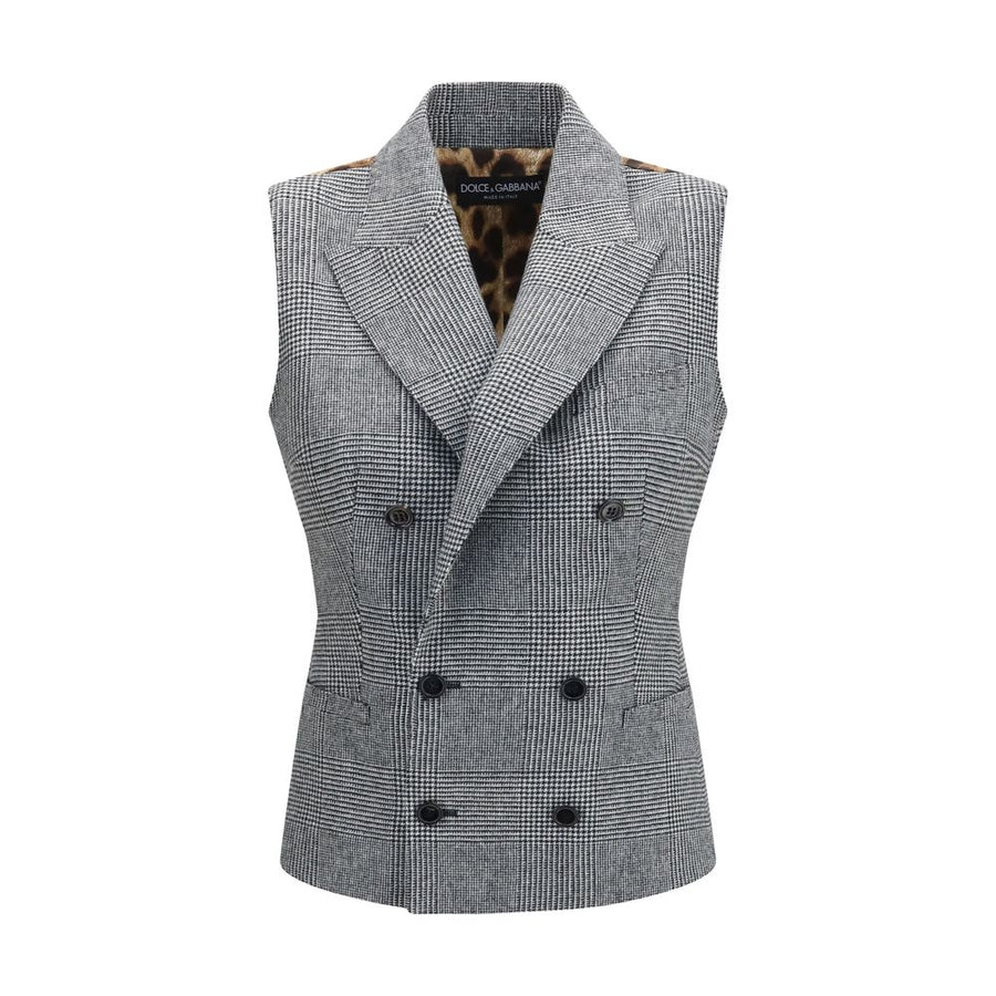 Gray Wool Oves Aries Waistcoat Clothing