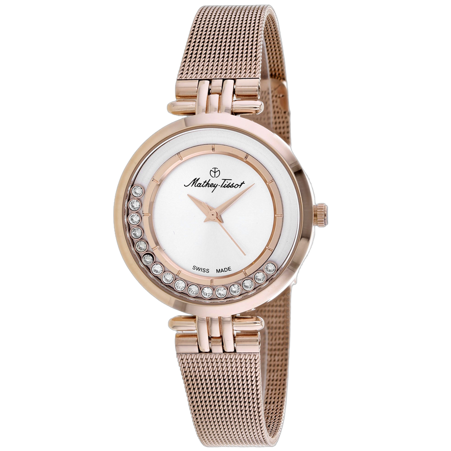 Mathey Tissot Stainless steel case watch in rose gold