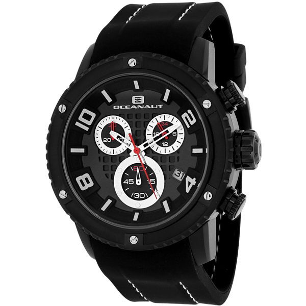 Oceanaut Stainless steel case watch in black