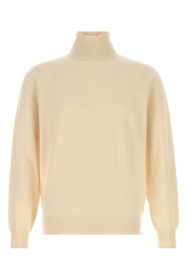 Brunello Cucinelli 100% Cashmere turtleneck in beige