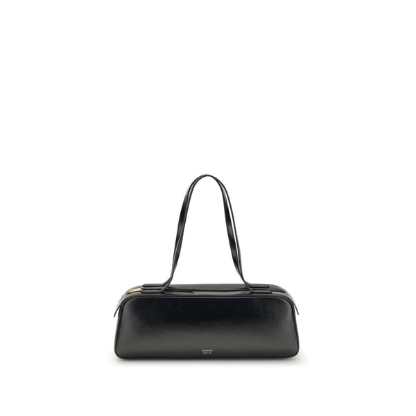 Khaite 100% Calf Leather Bos Taurus shoulder bag in black