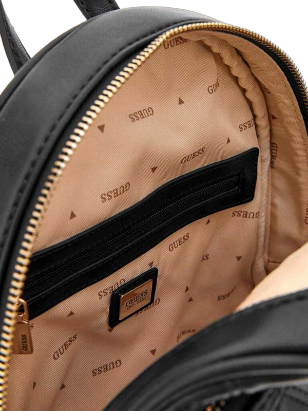 Guess 100% Polyurethane backpack in black