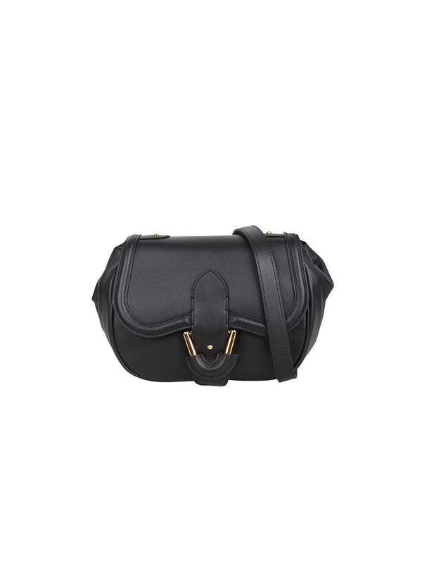 Coccinelle 100% Cow Leather crossbody bag in black