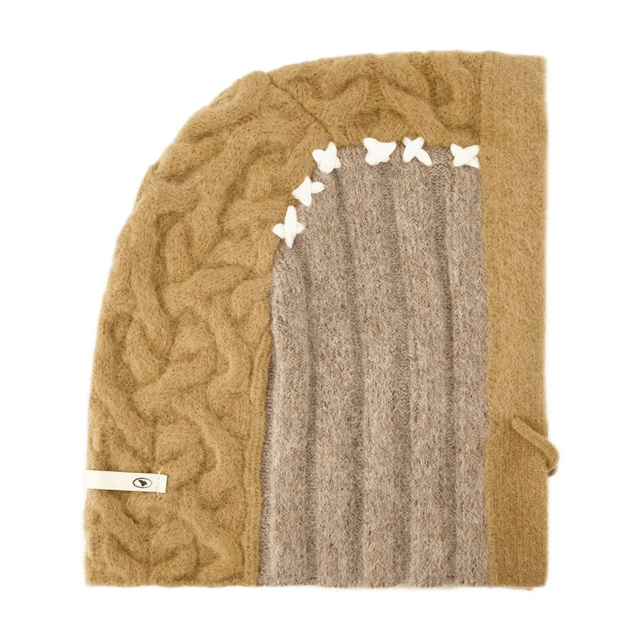Ader Error BMADFWHW0101BR Nylon beanie in brown