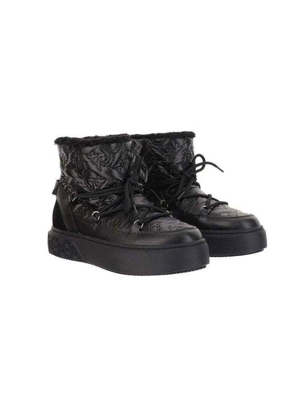 Pinko 73% Polyester boot in black