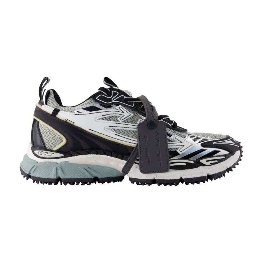 Be Right Back Sneakers - Off White Leather Grey Black Synthetic Shoes /