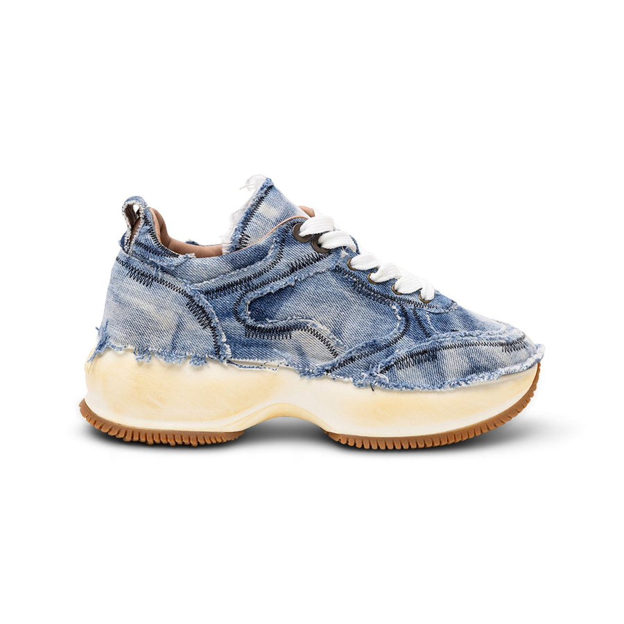 Hogan Denim sneaker in blue
