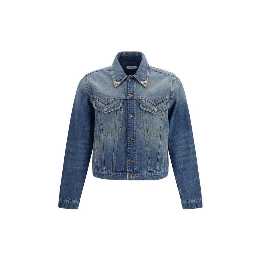Versace 100% Cotton jacket in blue