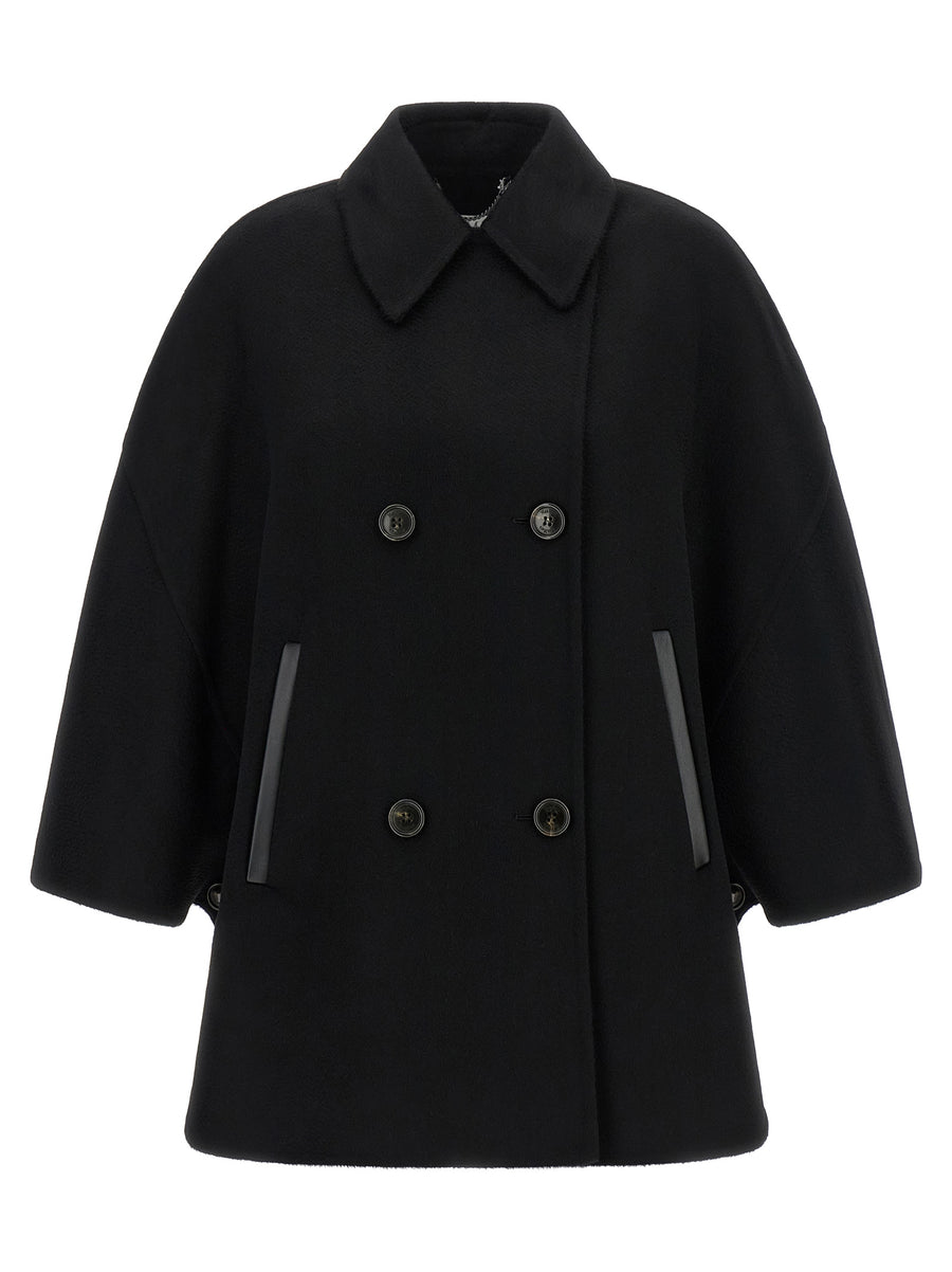 Black Cashmere Coat Clothing