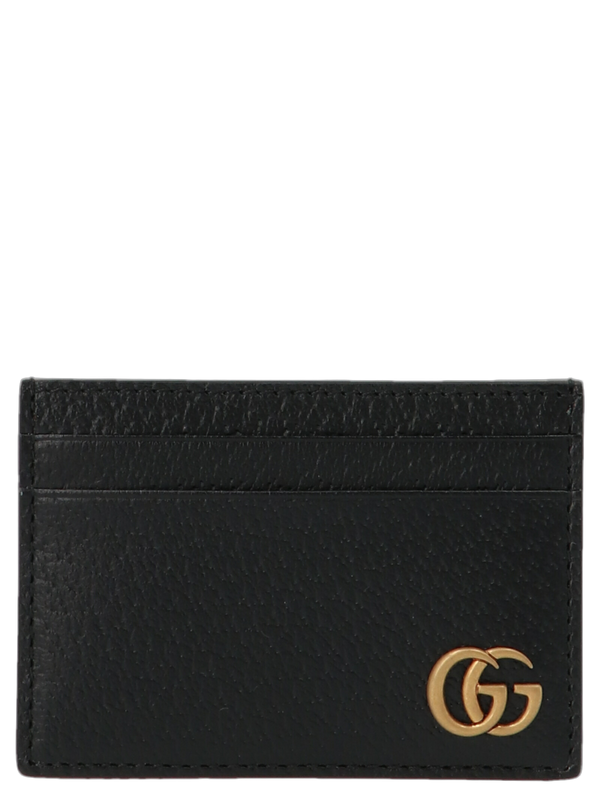 Gucci 100% Calf Leather card case in black