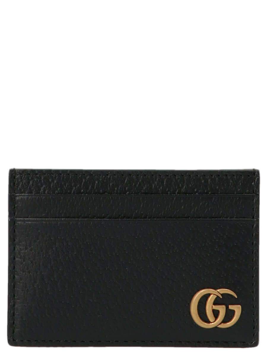 Gucci 100% Calf Leather card case in black