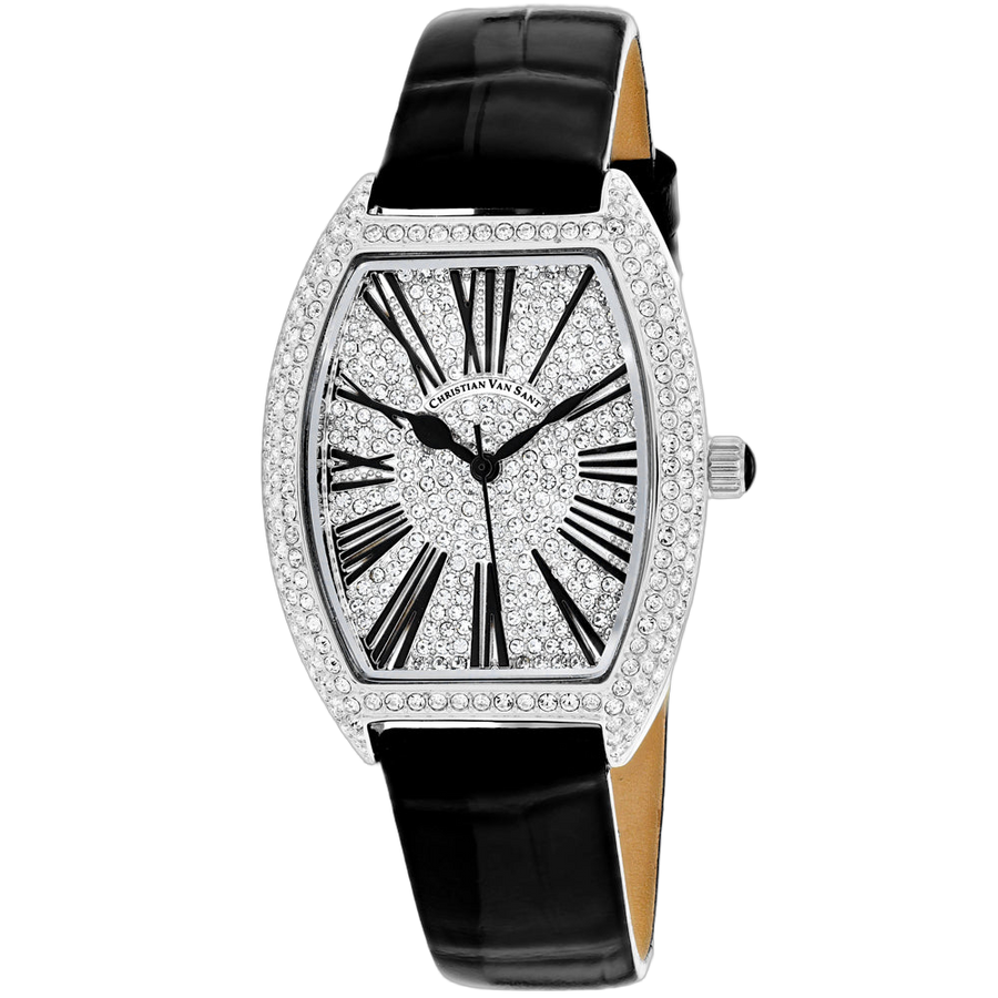 Christian Van Sant Stainless steel case watch in silver