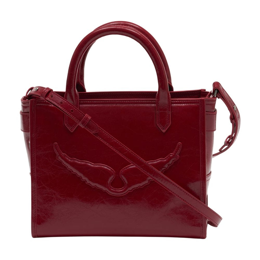 Zadig & Voltaire Calfskin tote bag in red