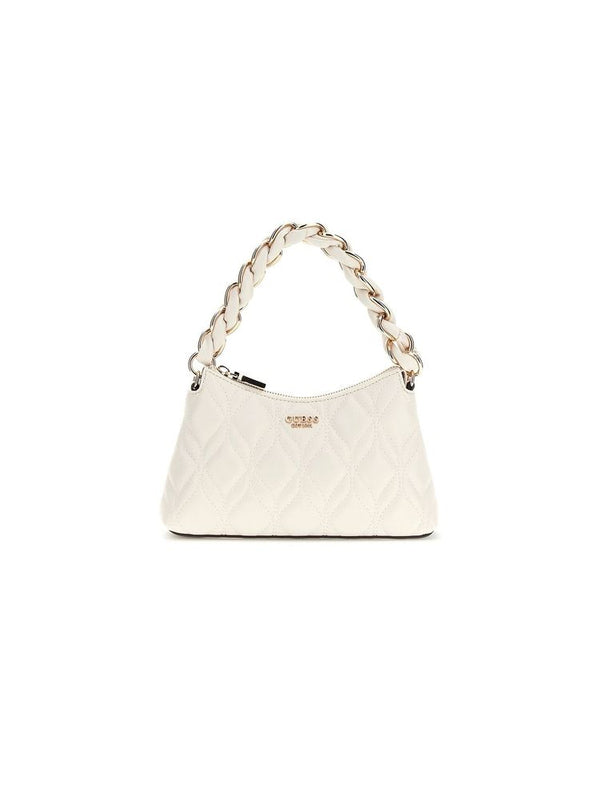 Guess 100% Polyurethane shoulder bag in white