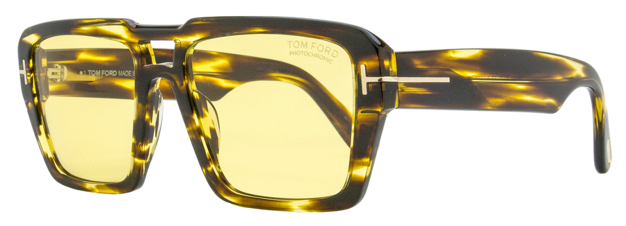 Tom Ford Redford Photochromic Sunglasses Tf1153 52e Dark Havana 56mm Ft1153 Plastic (acetate)