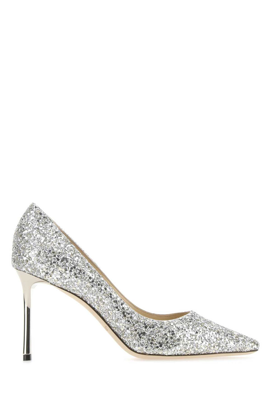 Embellished Leather Roma 85 Pumps Champagne Scarpe Con Tacco