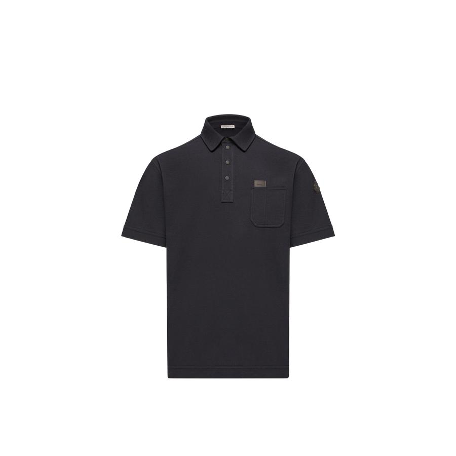 Moncler polo in black