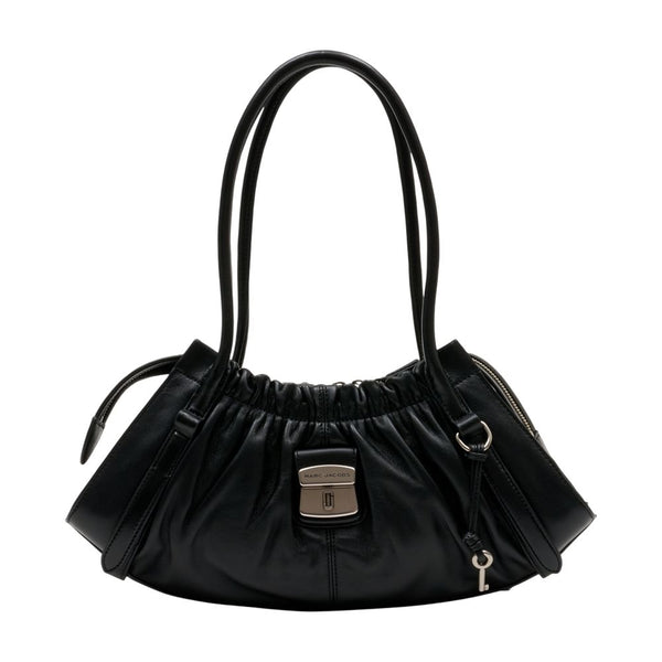 Marc Jacobs Lambskin shoulder bag in black