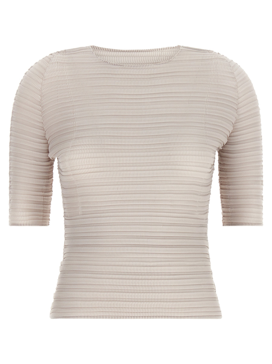 Issey Miyake 100% Polyester blouse in beige