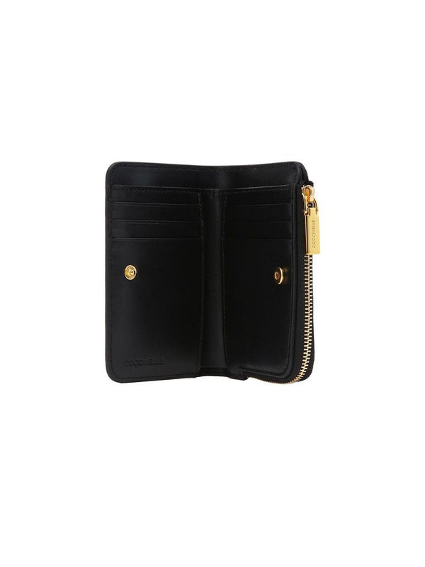 Coccinelle 100% Calf Split Leather; Lining: 100% Polyester wallet in black