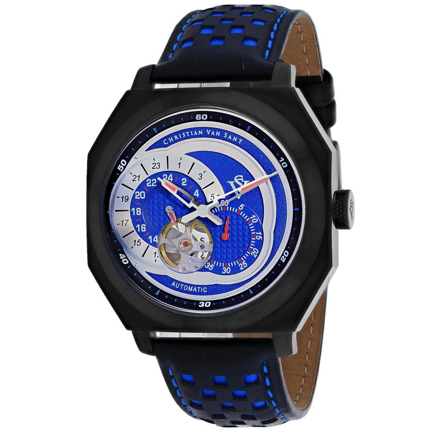 Christian Van Sant Stainless steel case watch in blue