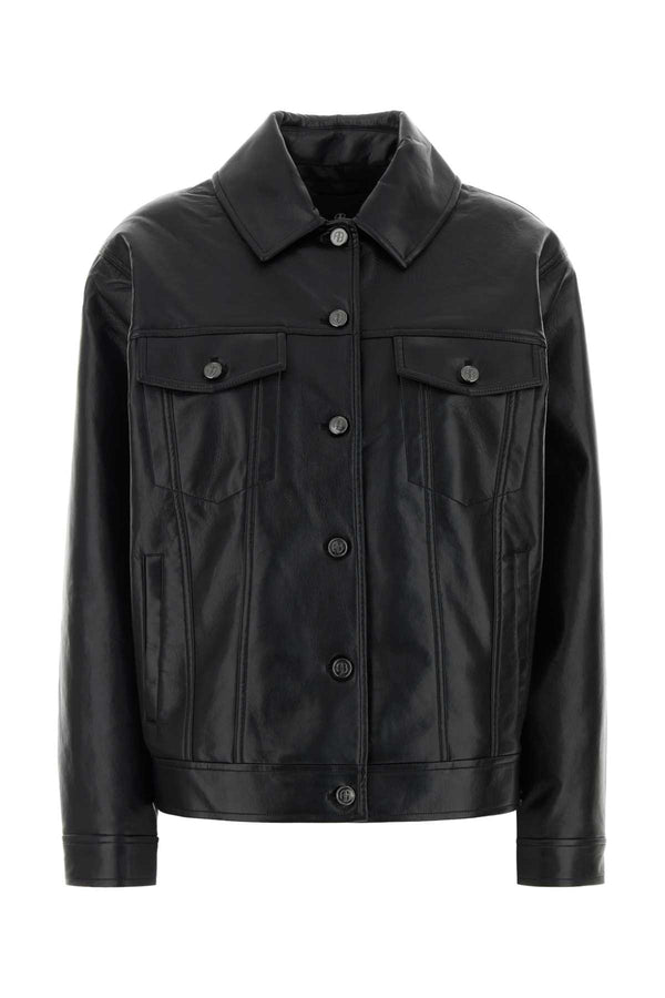 Black Leather Rory Jacket Giacche In Pelle